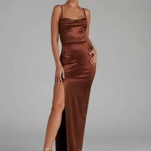 Satin Dress